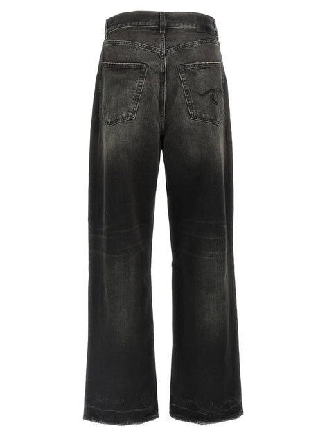 R13 Wayne Articulated Knee Jeans Black 29 3