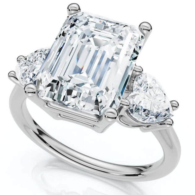 Pompeii3 Diamond Engagement Ring 14k Gold US 4.5 4
