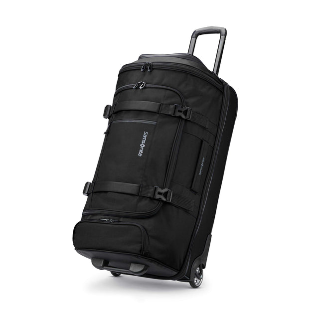 Samsonite Detour carry on roller duffle bag with multiple compartments
