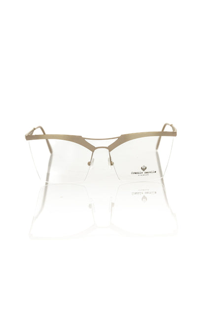 Frankie Morello Clubmaster Eyeglasses Brown One Size 2