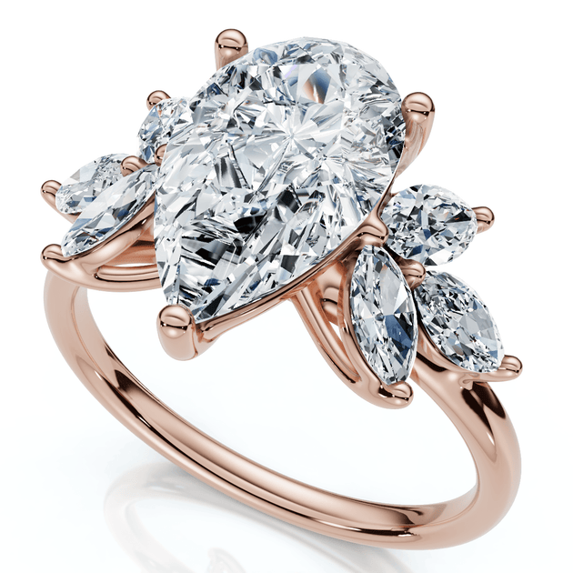 Pompeii3 Rayuka Diamond Engagement Ring Silver US 5 2