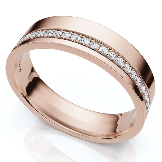 Pompeii3 Diamond Wedding Ring White Gold US 7.5 2