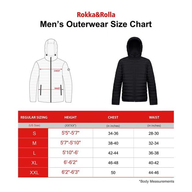 Rokka & Rolla Puffer Jacket Black Medium 3