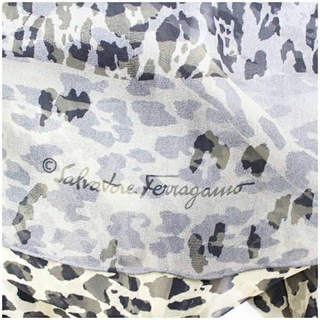 Salvatore Ferragamo Silk Scarf Multi 5