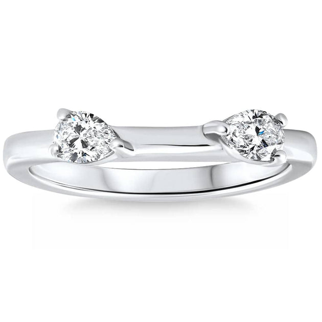 Pompeii3 Contour Wedding Guard Ring 14k Gold US 7.5 4