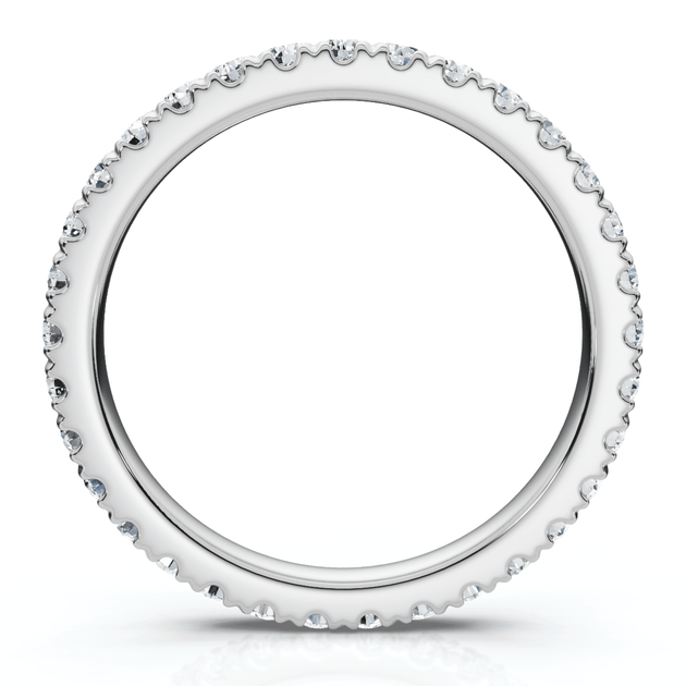 Pompeii3 Diamond Eternity Ring White Gold US 6 3