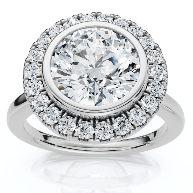 Pompeii3 Claudia Diamond Engagement Ring Gold US 8 6