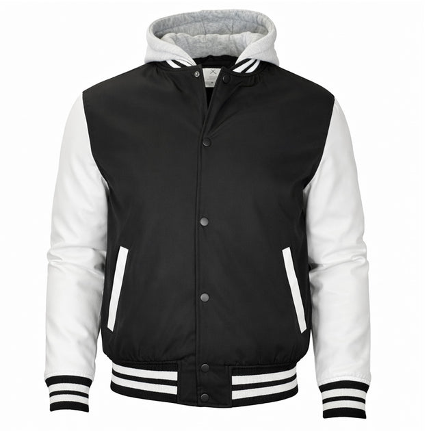 Galaxy Formaker Men's Hooded Varsity Jacket Multi XXX-Large 7