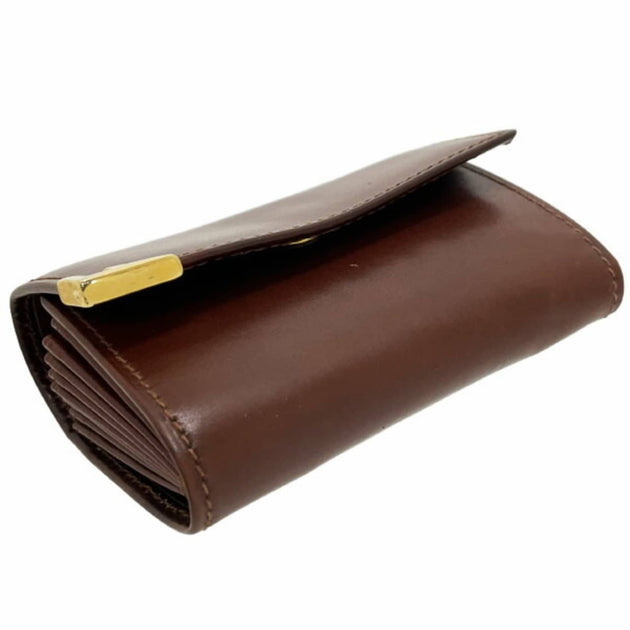 Salvatore Ferragamo Leather Coin Purse Brown Small 5