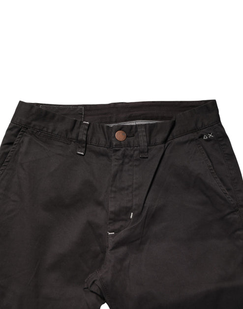 Sun68 Herren Straight Mid Waist Hose Braun 30 4