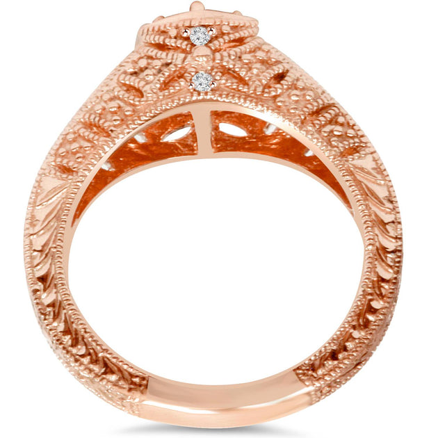 Pompeii3 Emery Engagement Ring Rose Gold US 5 4