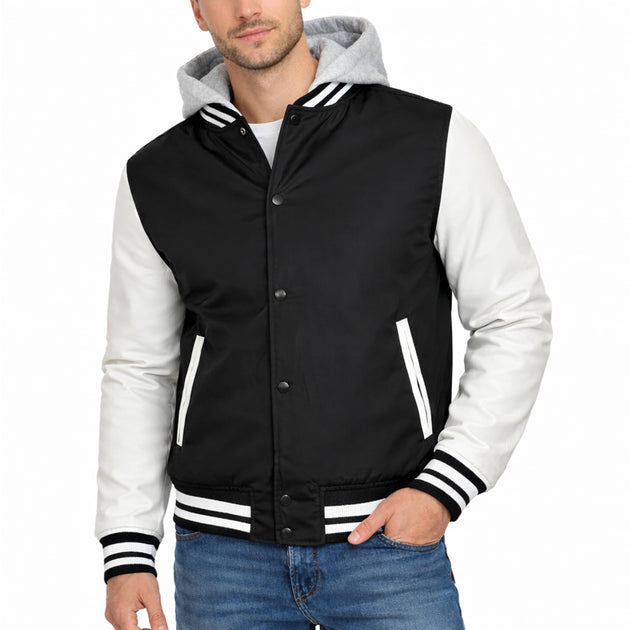 Galaxy Formaker Men's Hooded Varsity Jacket Multi XXX-Large 6