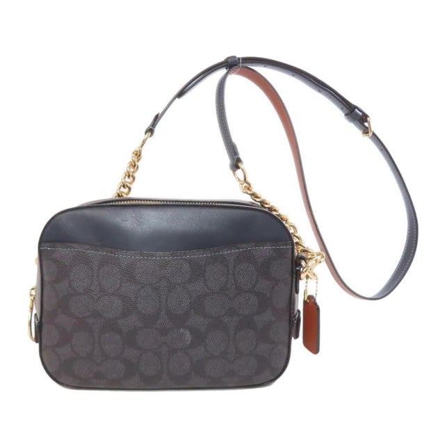 Coach PVC Shoulder Bag Navy One Size 2