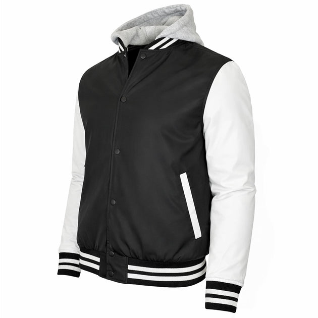Galaxy Formaker Men's Hooded Varsity Jacket Multi XXX-Large 8