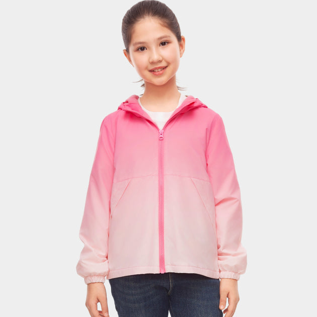 Rokka & Rolla Ombré Windbreaker Jacket Blue US 6 2