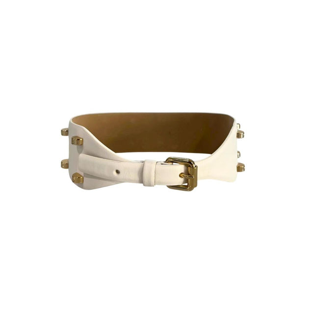 Borbonese Women's Belt White UNI 4