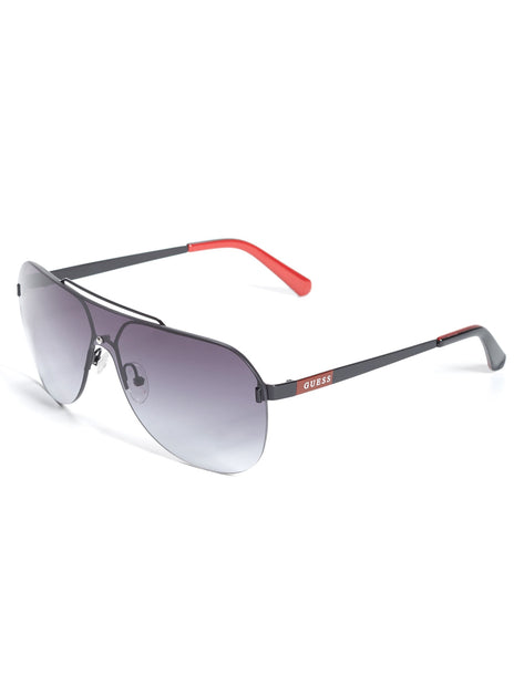 Guess Factory Rimless Shield Sunglasses | ShopSimon display picture 3