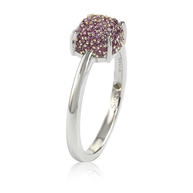 Suzy Levian Petite Perfects Ring Pink US 7 4