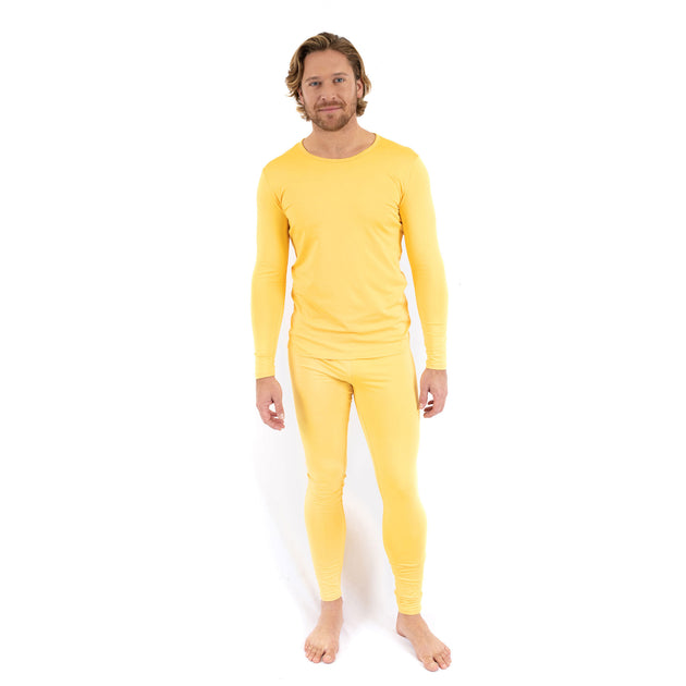 Leveret Two Piece Thermal Pajamas Blue Large 4