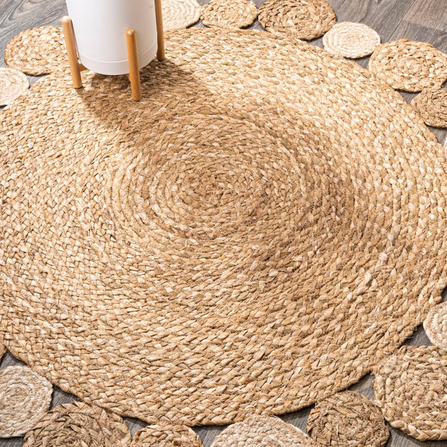 Jonathan Y Eden Round Natural Jute Area Rug 2