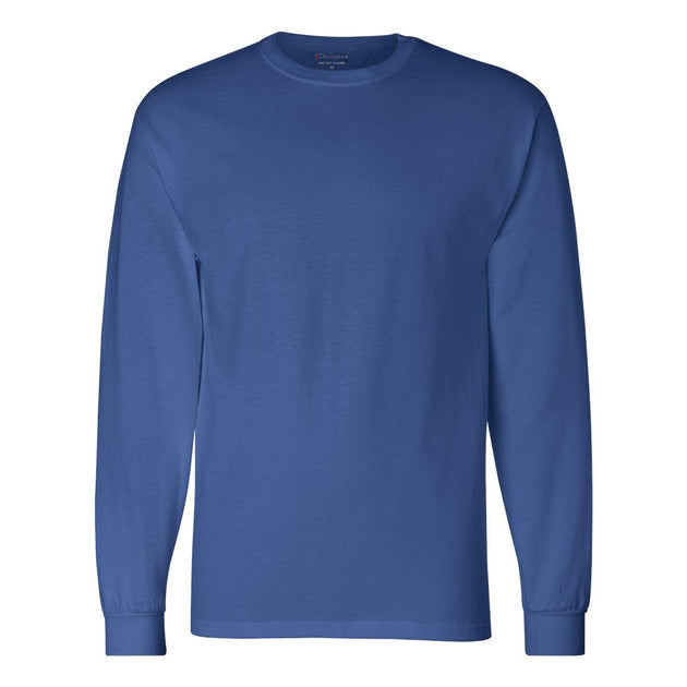 Champion Long Sleeve T-Shirt Blue Medium 2