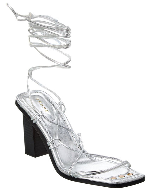 FRAME Denim Le Doheny Sandal Silver EU 38 2