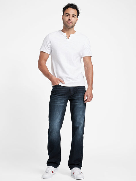 Guess Factory Crescent Straight Jeans Blue 32x30 3