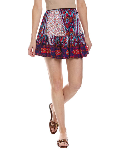 Walker & Wade Boho Mini Skirt Multi XSmall 2