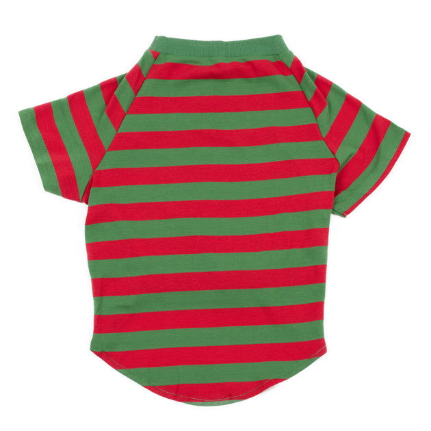 Leveret Big Dog Cotton Pajamas Striped Multi Small 3