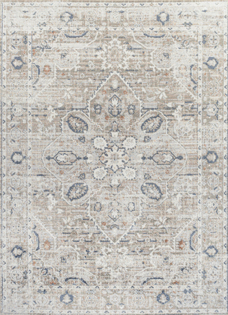 Tapis Jonathan Y Shaii Gris Clair/Marron 2