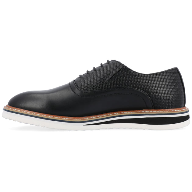 Vance Co. Weber Plain Toe Oxford Black US 8 3