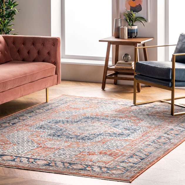nuLOOM Westlyn Faded Medallion Teppich 2