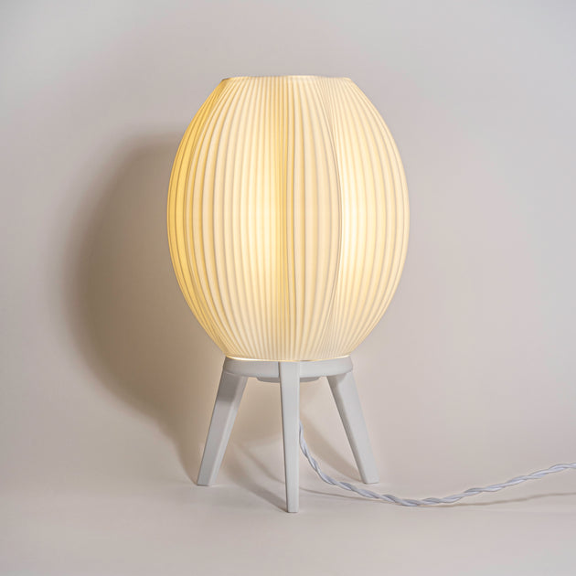 Jonathan Y Wavy LED Table Lamp White 4