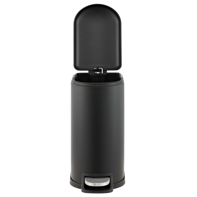 Happimess Roland Step Trash Can Black 4