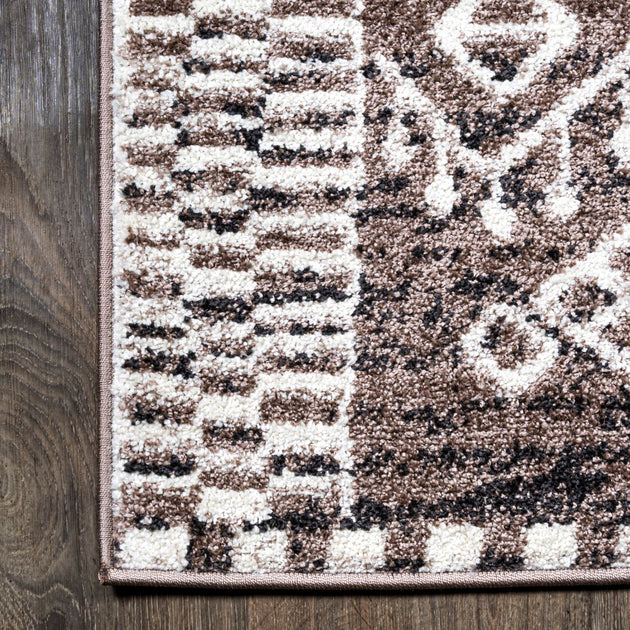 Jonathan Y Tayri Area Rug Brown 4