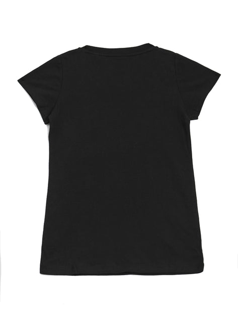 Guess Factory Beatrix Reversible Sequin Logo Tee Black 14 4