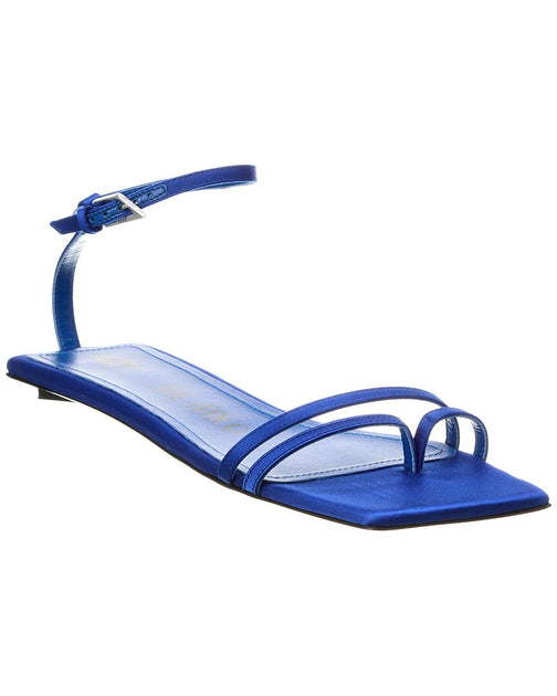 The Attico Isla Satin Sandal Blue EU 37 2