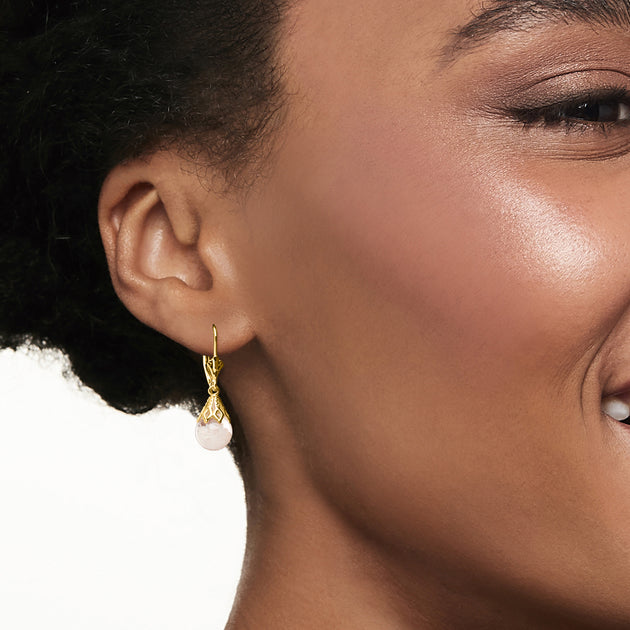 Ross-Simons Floating Opal Drop Earrings White 3