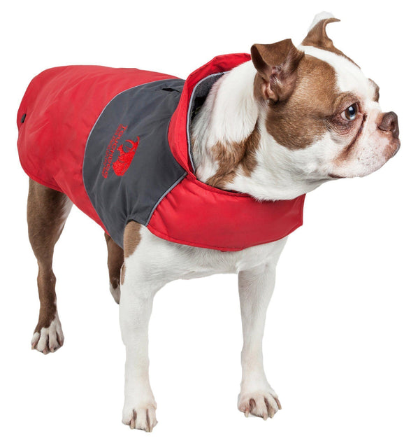 Touchdog Lightening-Shield Dog Jacket Multi Small 4