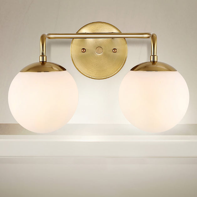 Jonathan Y Louis 2-Light Vanity Brass 2