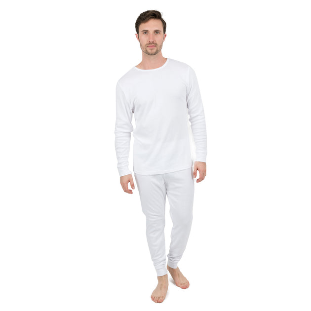 Leveret Two Piece Pajamas White XXXLarge 2