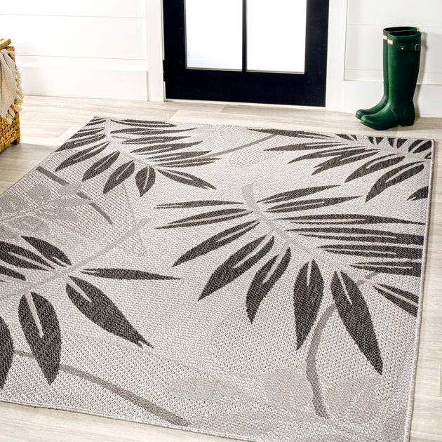 Jonathan Y Havana Tropical Palm Leaf Area Rug 2