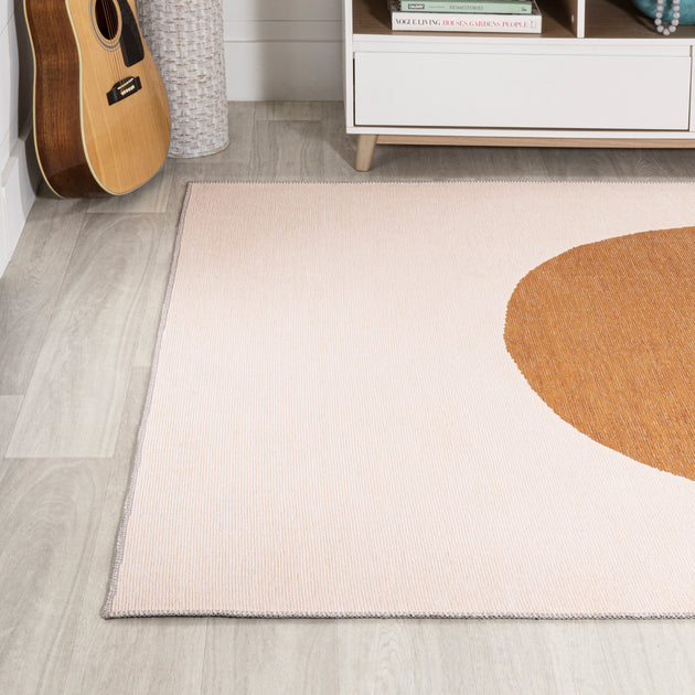 Jonathan Y Cirkel Area Rug Cream/Rust 4