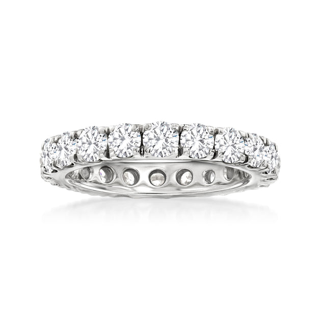 Ross-Simons Diamond Eternity Band Silver US 6 6