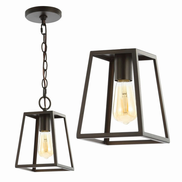 Jonathan Y Ira LED Pendant Black 3
