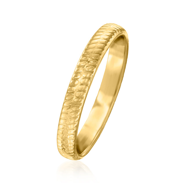 Ross-Simons Pure 14kt Yellow Gold Textured Ring Yellow US 9 4