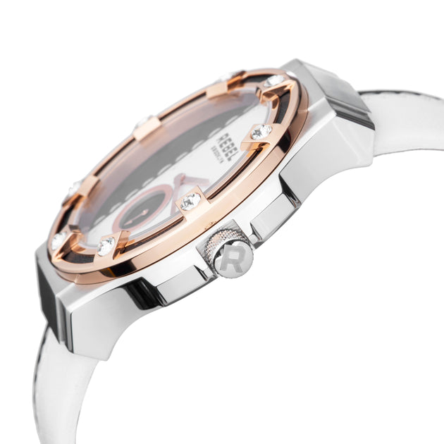 Rebel Flatbush Watch White 3