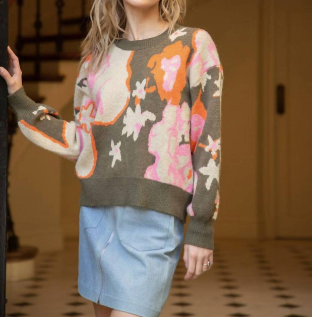 voy Abstract Sweater Multi Small 2