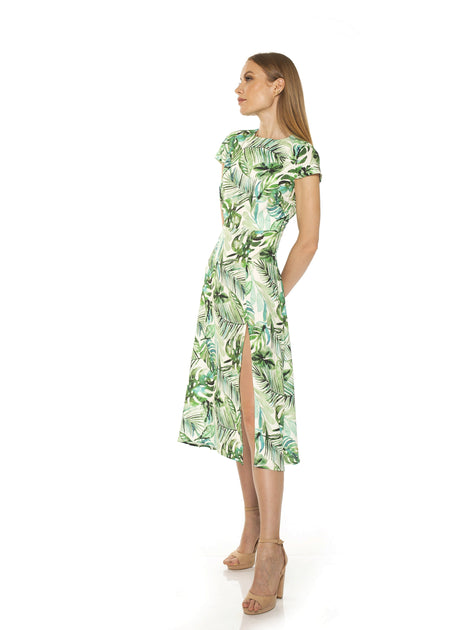 Alexia Admor Lily Midi Dress Blue US 14 4