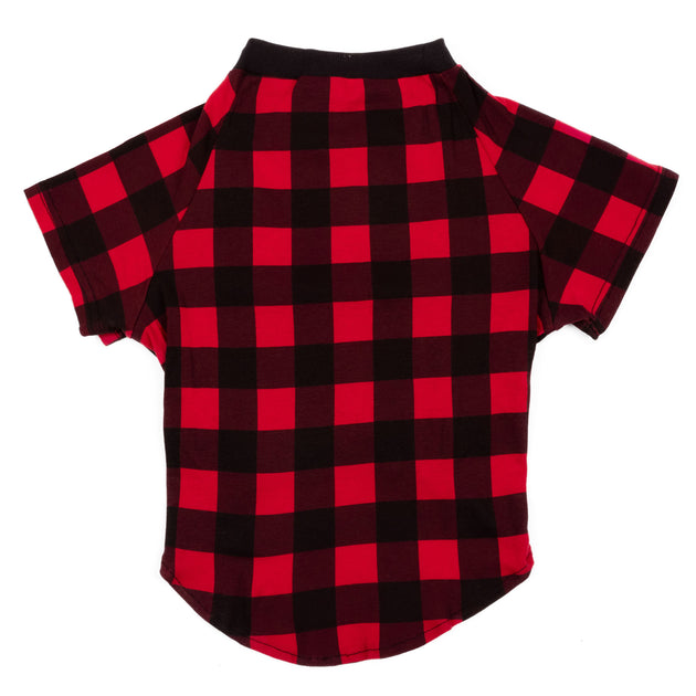 Leveret Big Dog Cotton Pajamas Plaid Black Medium 3